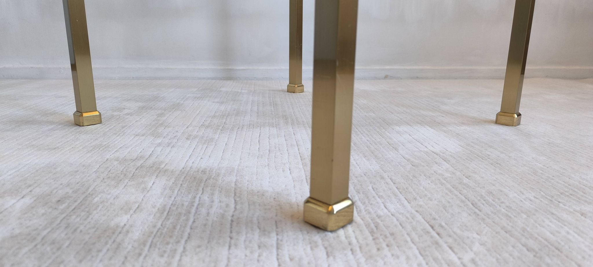 Beautiful square gold coffee table Orsenigo Italy collection 'Art Deco'