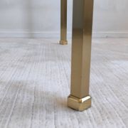 Beautiful square gold coffee table Orsenigo Italy collection 'Art Deco'
