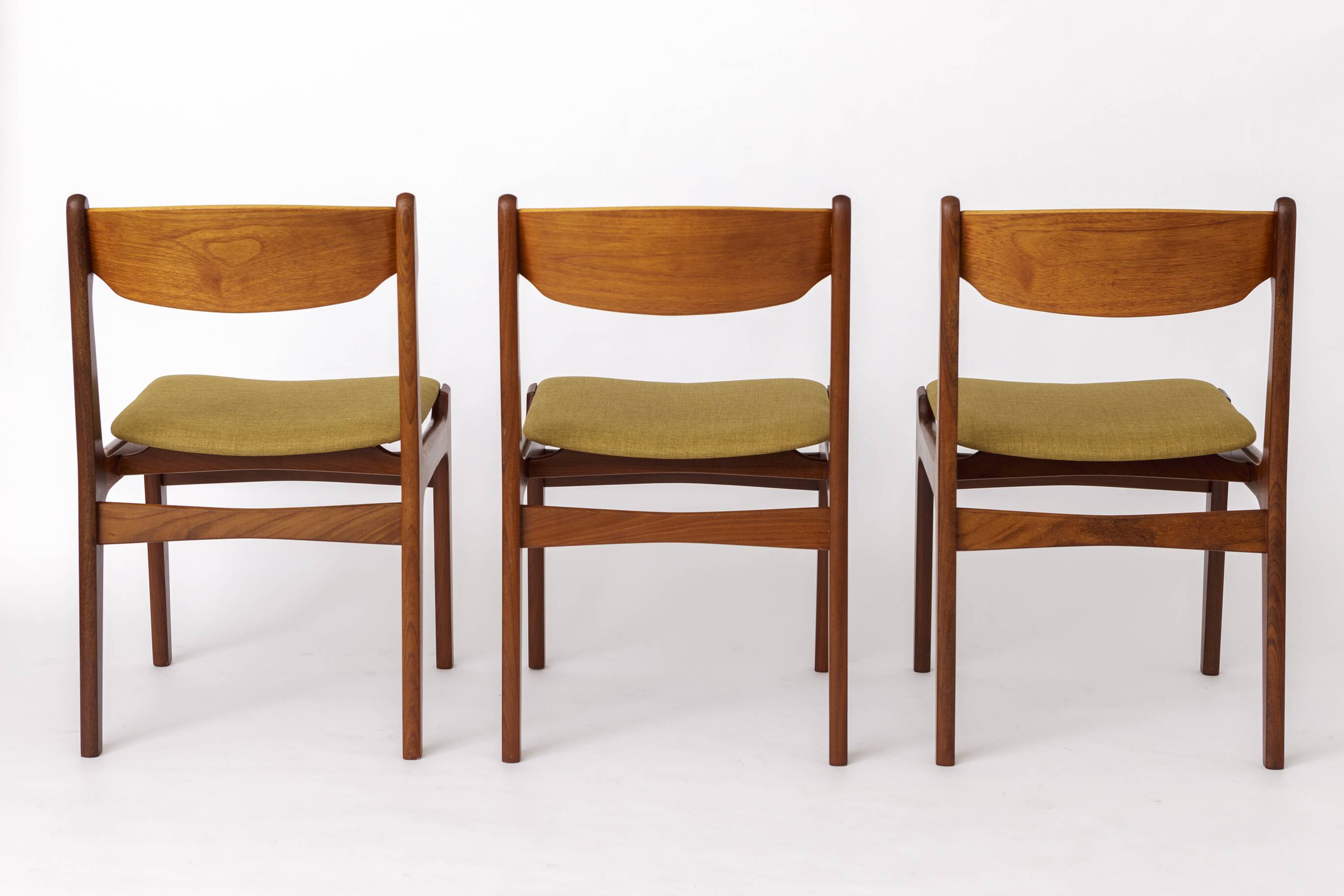 Set of 4 Teak Dining Chairs in the Style of Erik Buch, Mid-Century, 1960s