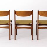 Set of 4 Teak Dining Chairs in the Style of Erik Buch, Mid-Century, 1960s