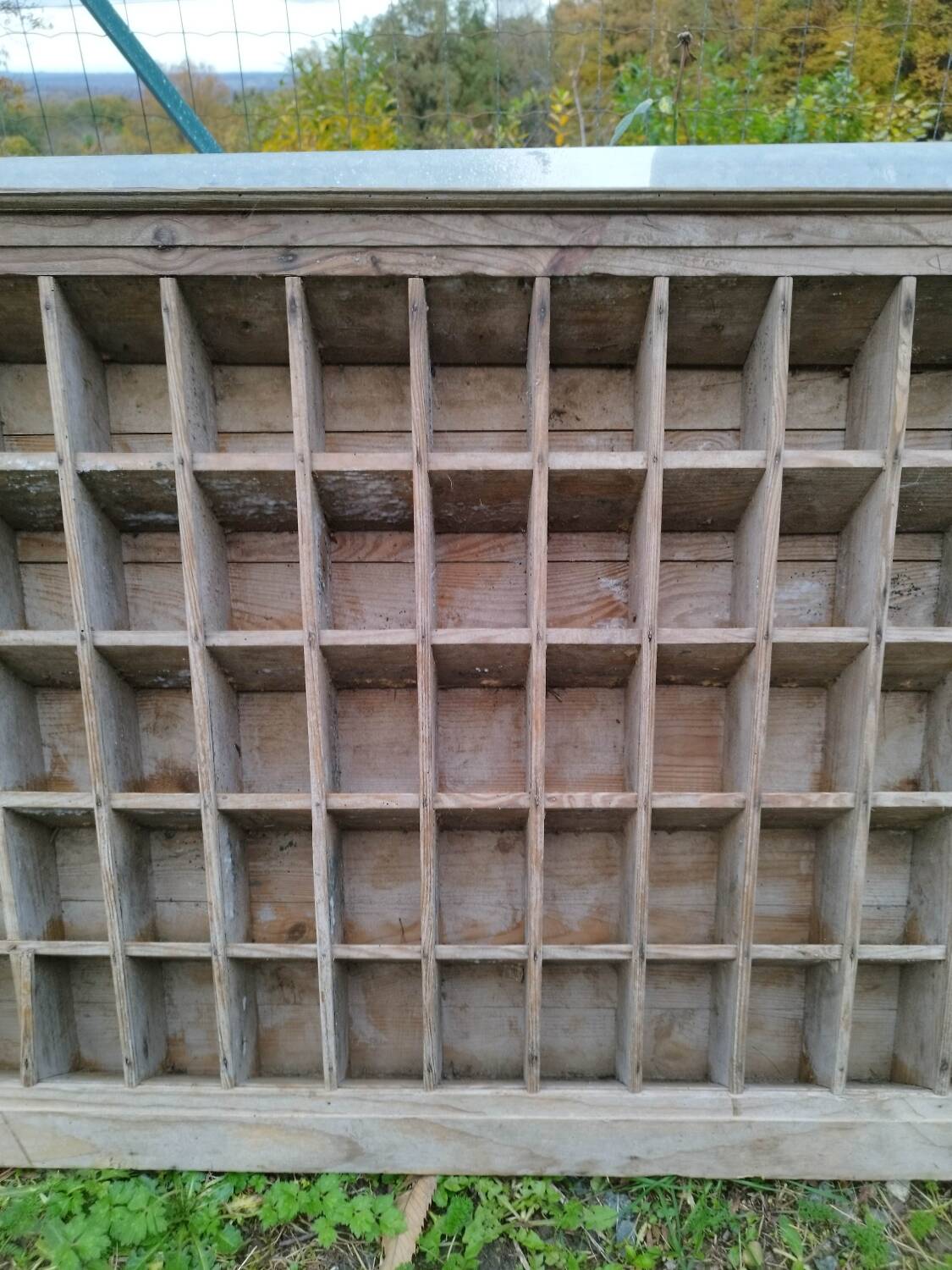Large piece of professional furniture to hang or place with multiple storage compartments