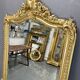 Miroir 156x106 ancien XIXè,dorure à la feuille d’or