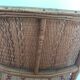 Fauteuil bistrot en bambou et osier