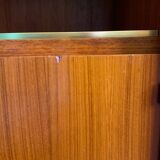 Vintage teak display cabinet