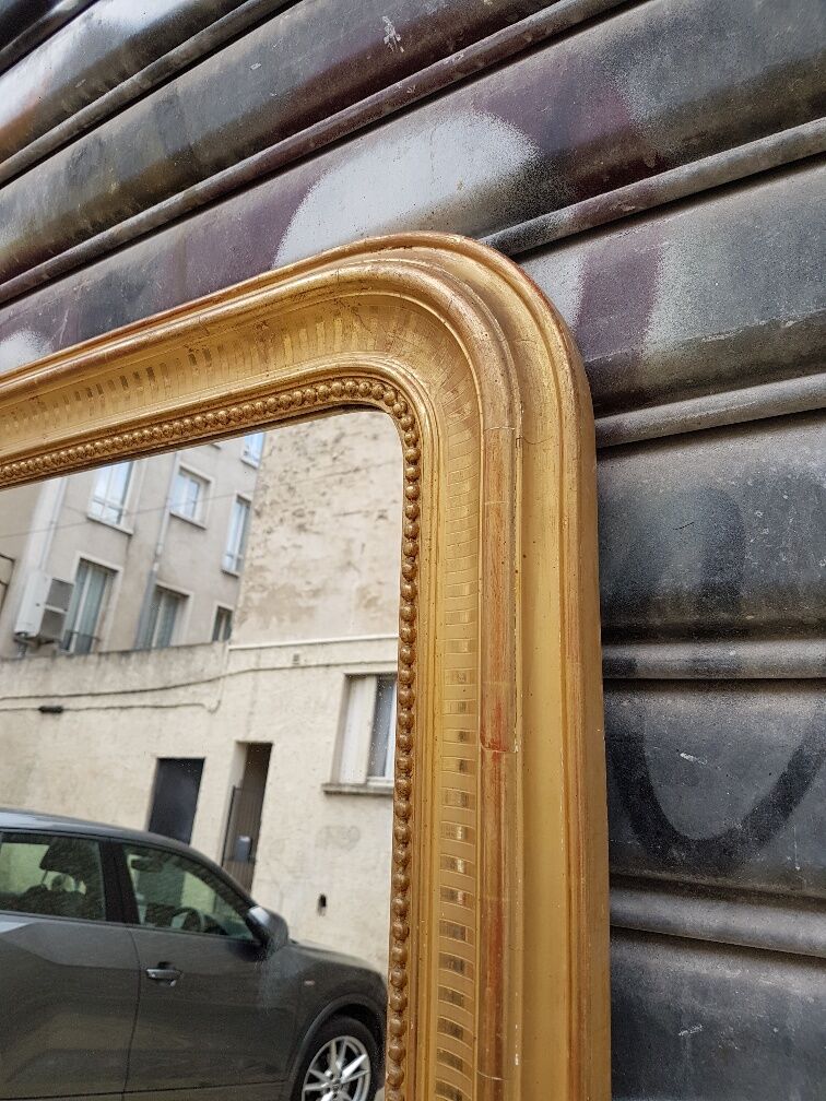 Large Louis-Philippe mirror 180 cm c 111 cm