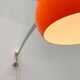 Mid-century space age extendable arc wall lamp, 1960s