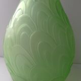 Art deco vase pre-moulded glass