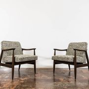 Customizable Pair Of Restored Mid Century Armchairs By Juliusz Kędziorek, 1960s