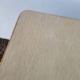 Rattan desk with vintage stool - 1950s