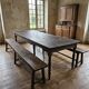 Table de ferme ancienne XXL , 268 × 110cm