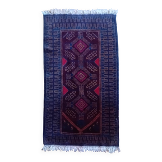 Handmade Afghan Belouch rug 155x90cm