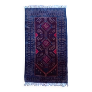 Handmade Afghan Belouch rug 155x90cm
