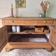 Vintage solid oak sideboard
