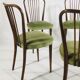 Série de 6 chaises type "Baumann" France 1950's