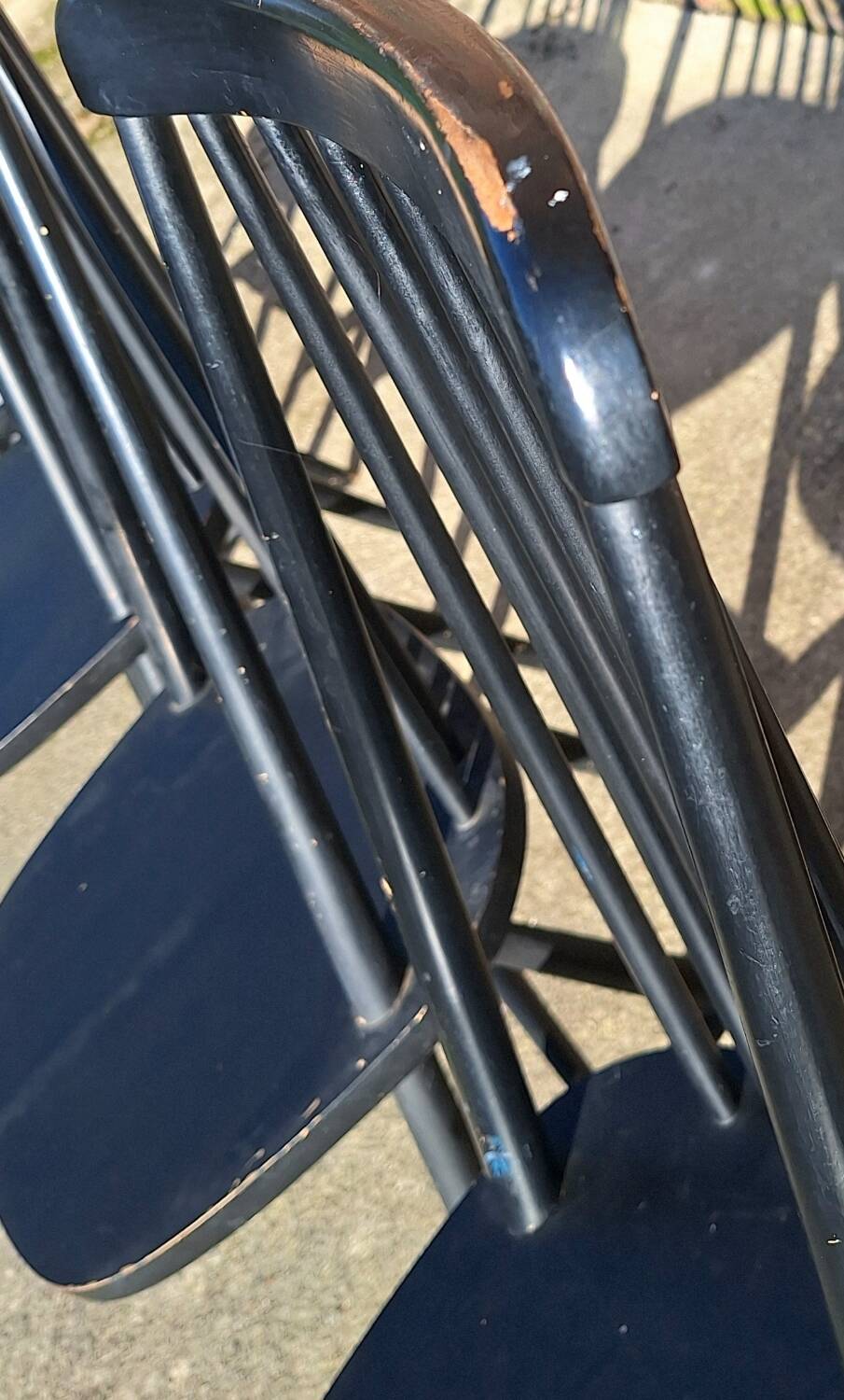 Set of 5 vintage Scandinavian chairs, antique seating furniture