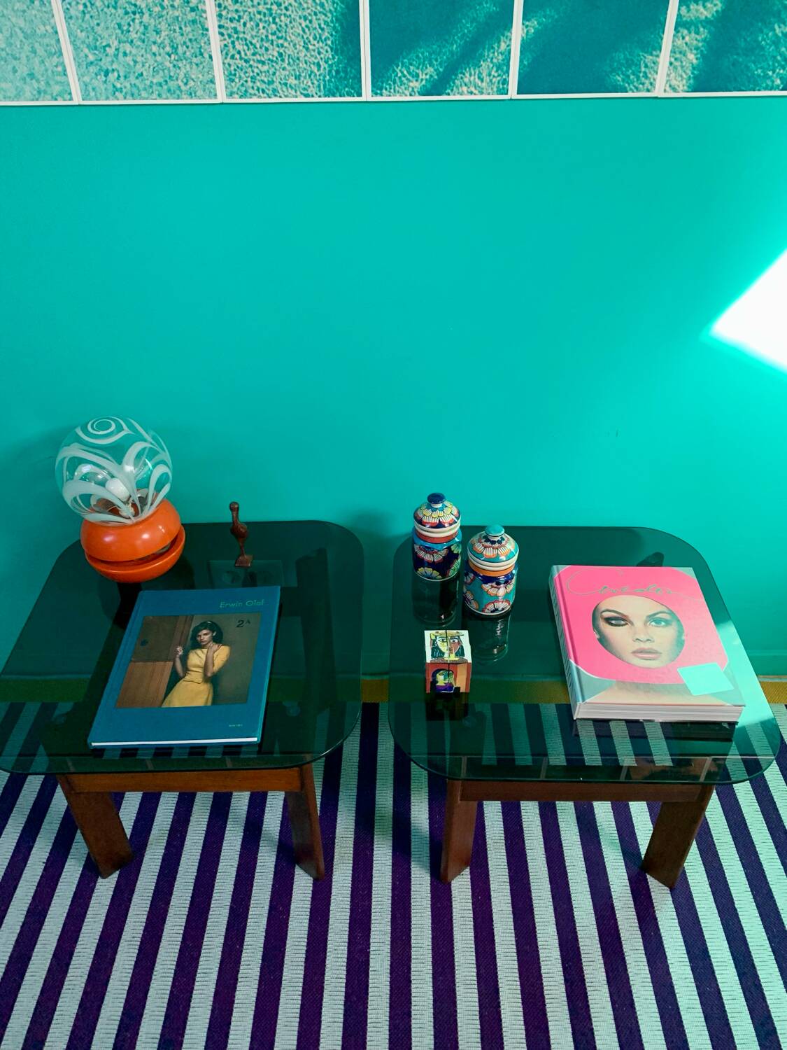 Pair of vintage coffee tables - Scandinavian