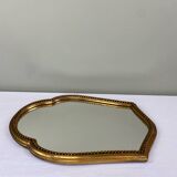 Miroir ancien doré