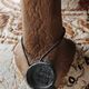 Reproduction Greek Amphora vase in terracotta, cracked effect - Greek Gods/Deities. Signed