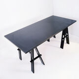 Wooden table by De Pas, D'Urbino, Lomazzi, produced by Acerbis, 1960s, Italy.