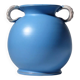 Vase bleu à double anse Art Déco de Gabriel Burmeister, années 1930