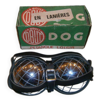 Paire de boules de pétanque OBUT modèle Dog avec lagnière