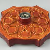 1960s/1970s Ceramic Wall Sconce, Mid-Century Space Age Design