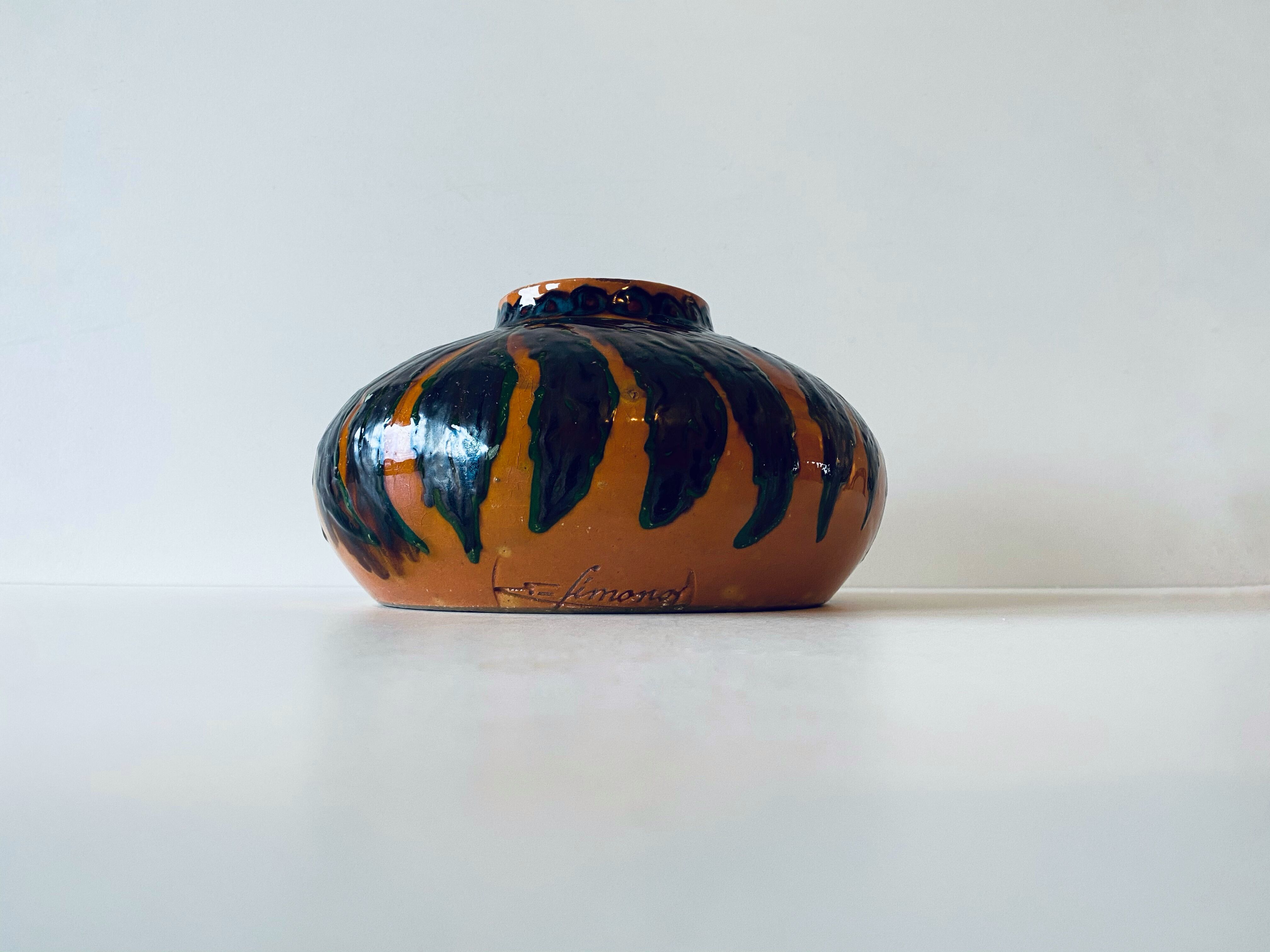 Art deco vase by E Fimonoy