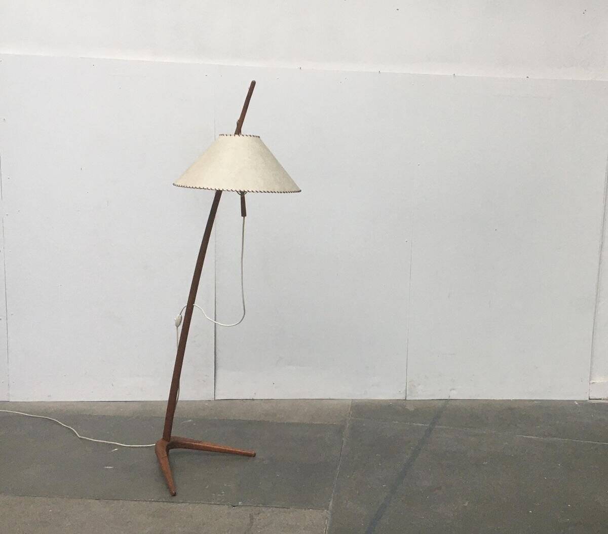 Mid-century Dornstab floor lamp by A. Pöll for Kalmar