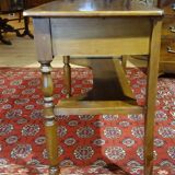 Bureau d'appoint avec un tiroir et étagère en hêtre 90 x 45 cm