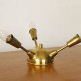 Lampe Spoutnik en laiton italien