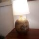 Vallauris lamp decorated with foliage