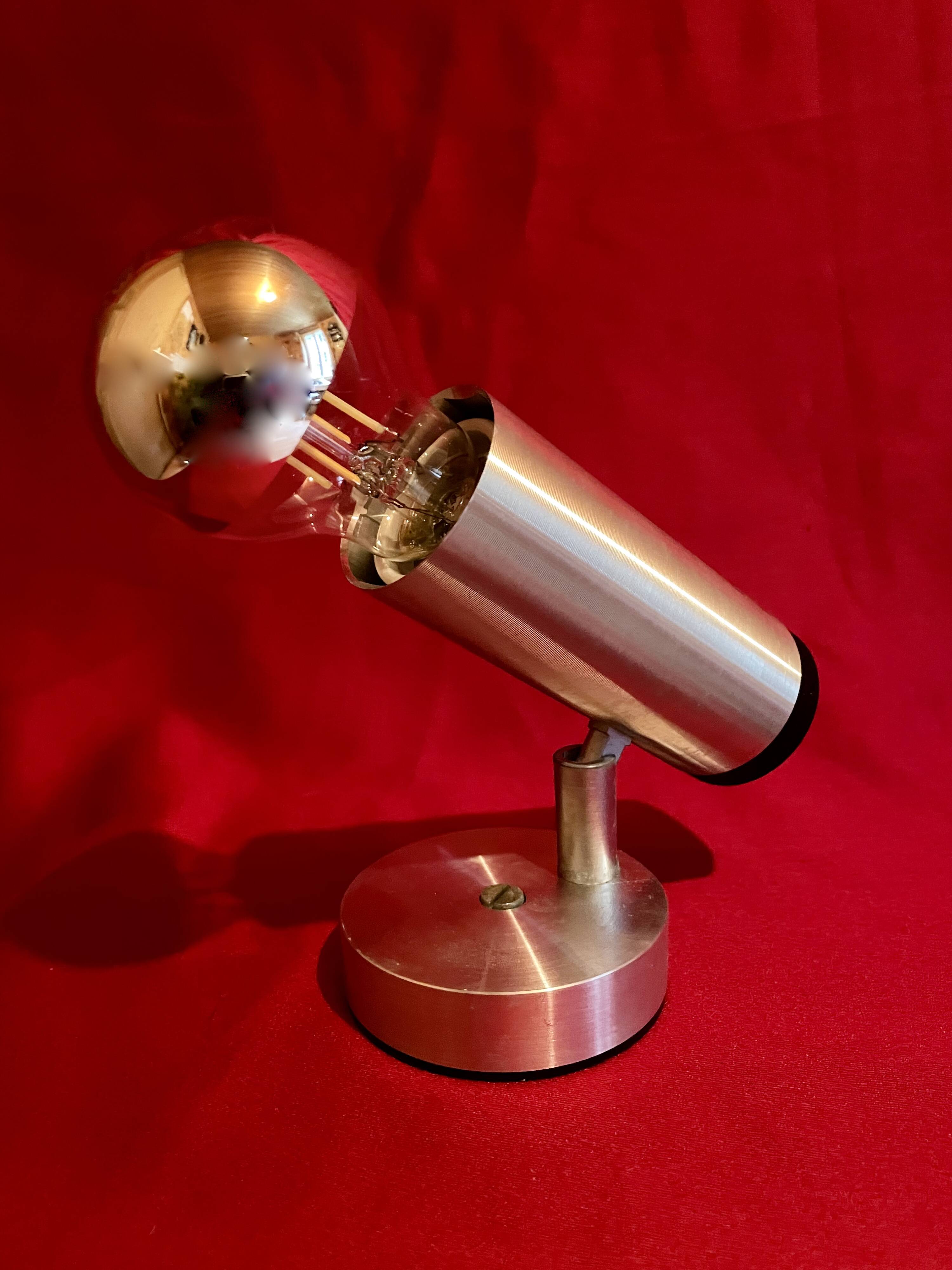 Pair of spotlights, wall lights, "Phillips" Dutch manufacture, from the 70s