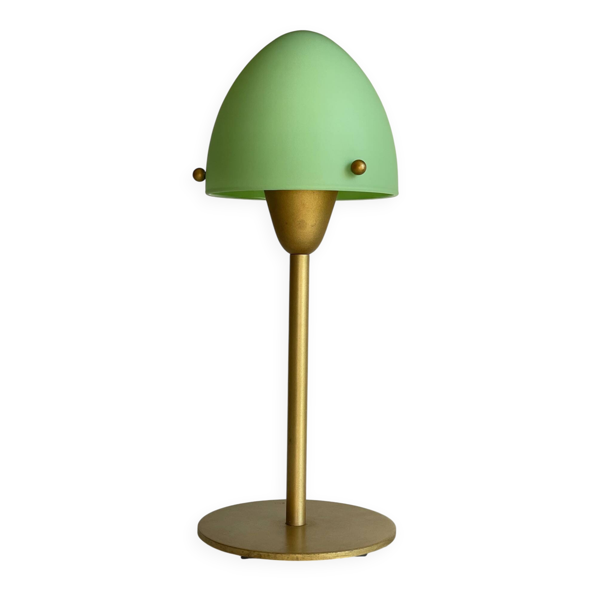 Mushroom lamp sce opaline glass vintage