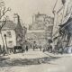 Old illustration of Montmartre