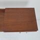 Table console / coiffeuse italienne du milieu du siècle avec des éléments en laiton, années 1950.