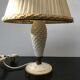 Former Laiton Body Lamp - Glass - White Opaline - Vintage Lampshade