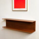 Walter Wirz Regal wall shelf for Wilhelm Renz in teak