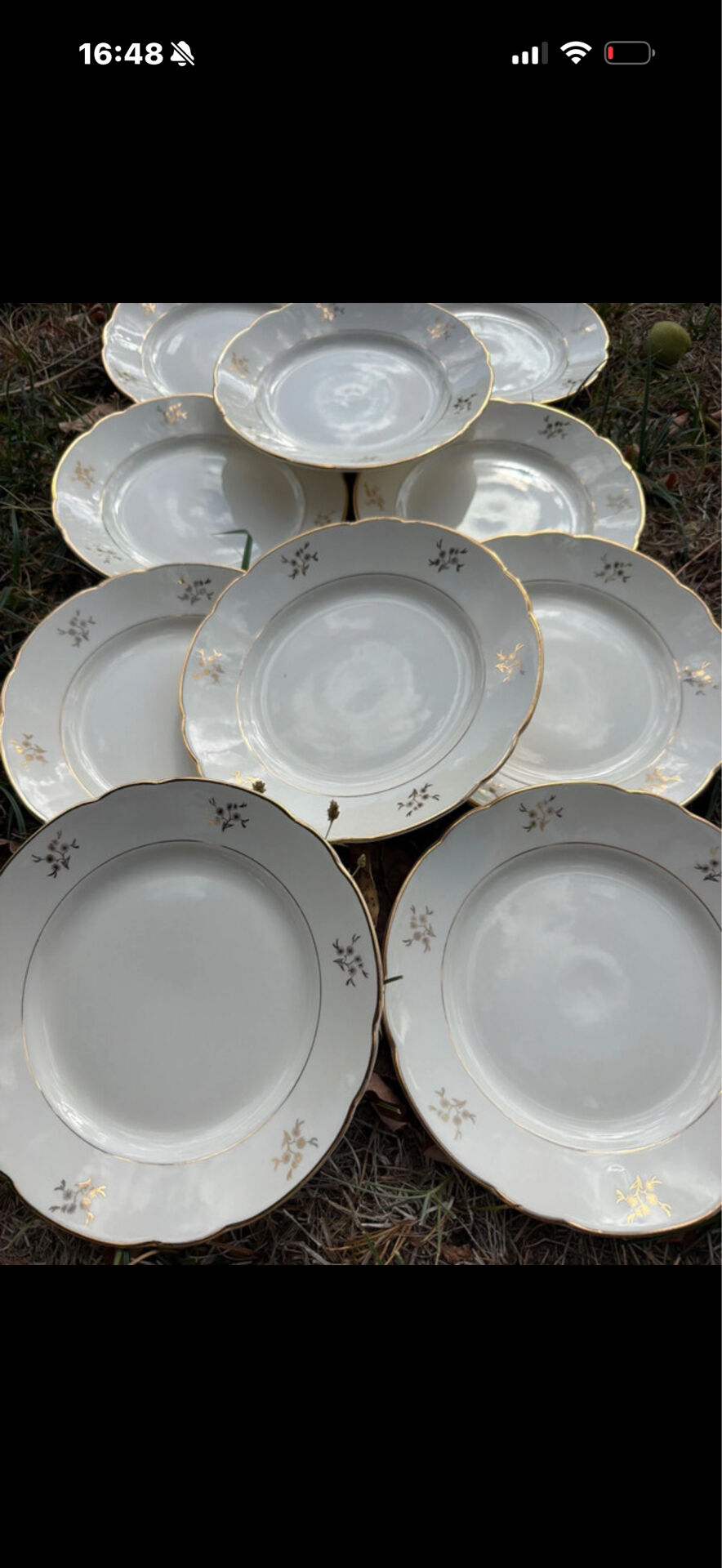 12 assiettes à dessert