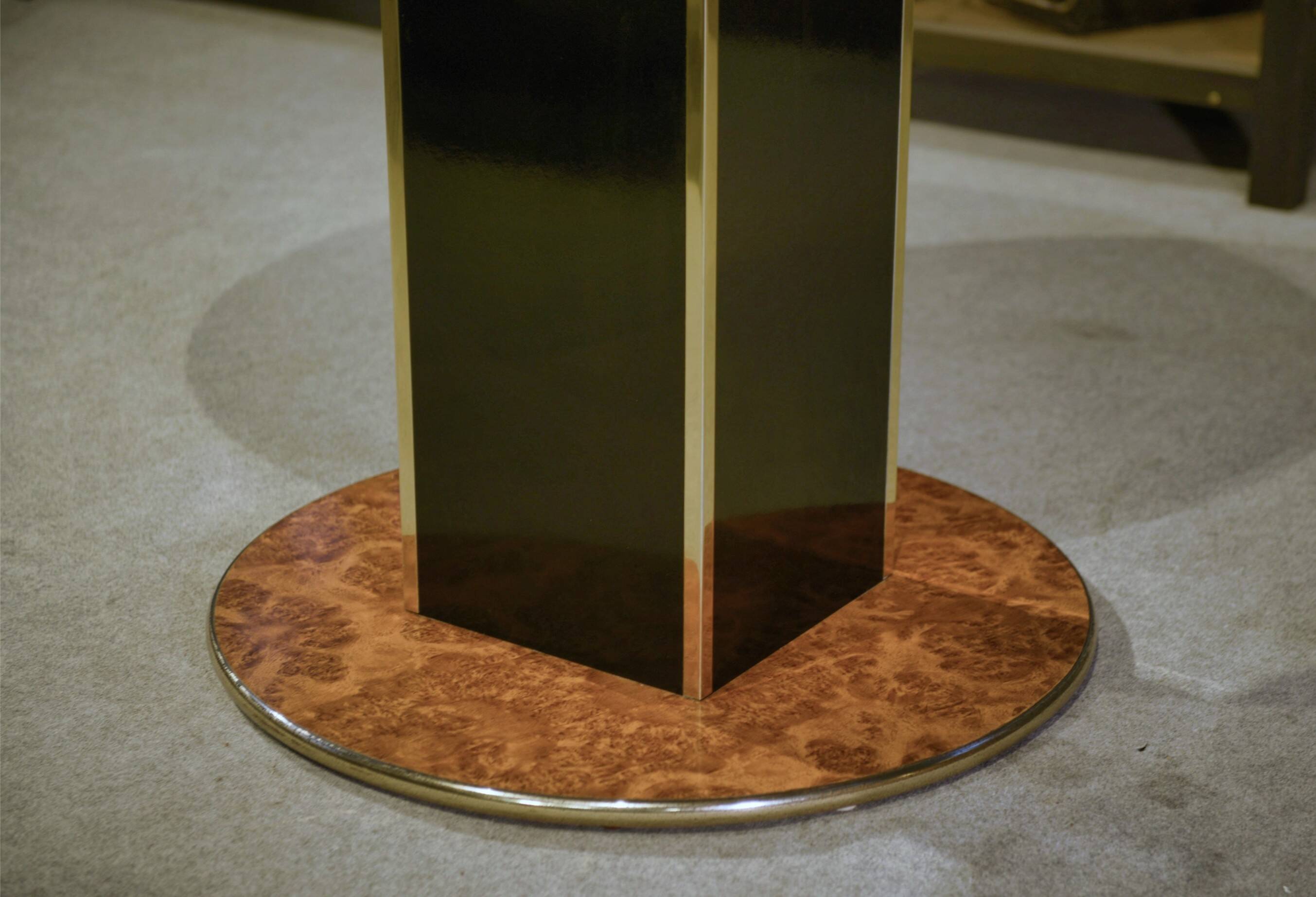 Circular table in the style of Willy Rizzo 1970s