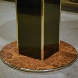 Circular table in the style of Willy Rizzo 1970s