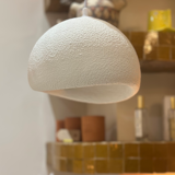 Minimalist cloud suspension design white - D30 cm