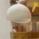 Minimalist cloud suspension design white - D30 cm