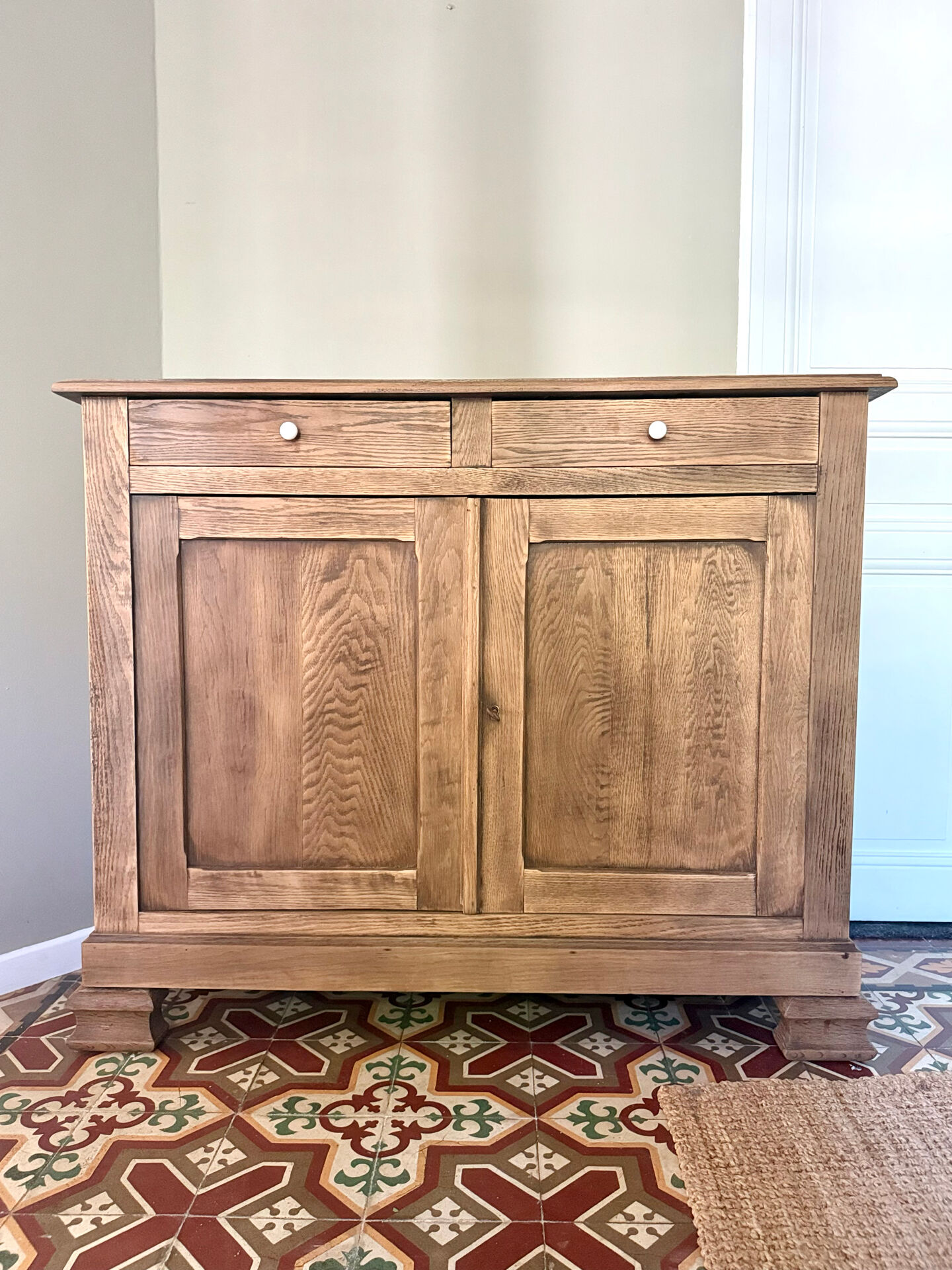 Solid oak sideboard