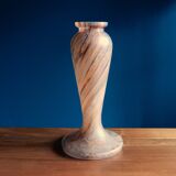 Art Nouveau vase in frosted glass paste