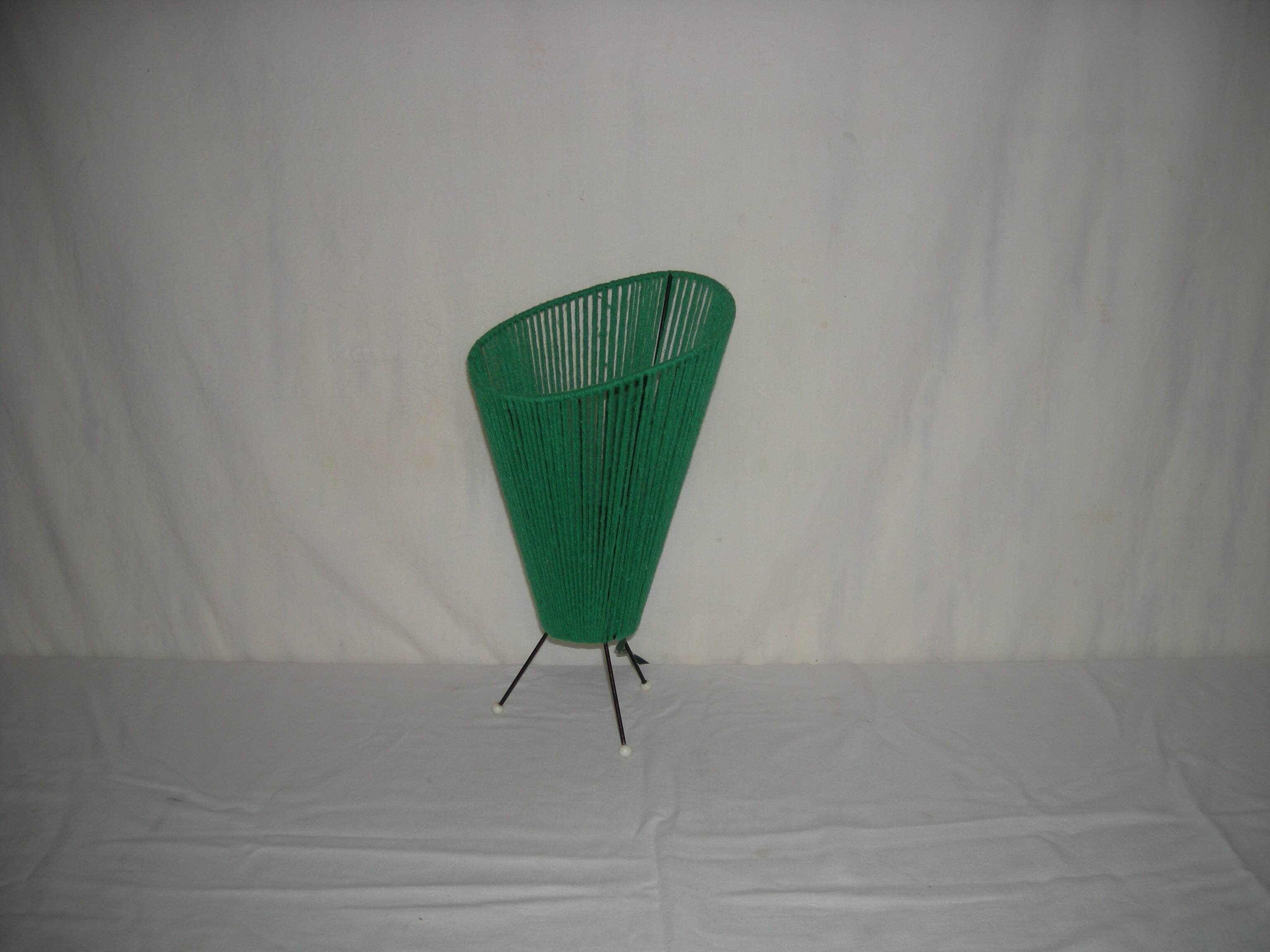 Conical tripod lamp from the 1950s