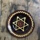 Set of 6 plates in glazed earth Biot