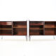 Pair of credenzas Scandinavian 60s mahogany and Rosewood