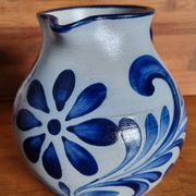 Salt-glazed stoneware jug Alsace / Germany 1.5 L handmade