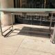 Former metal post desk "simmons"