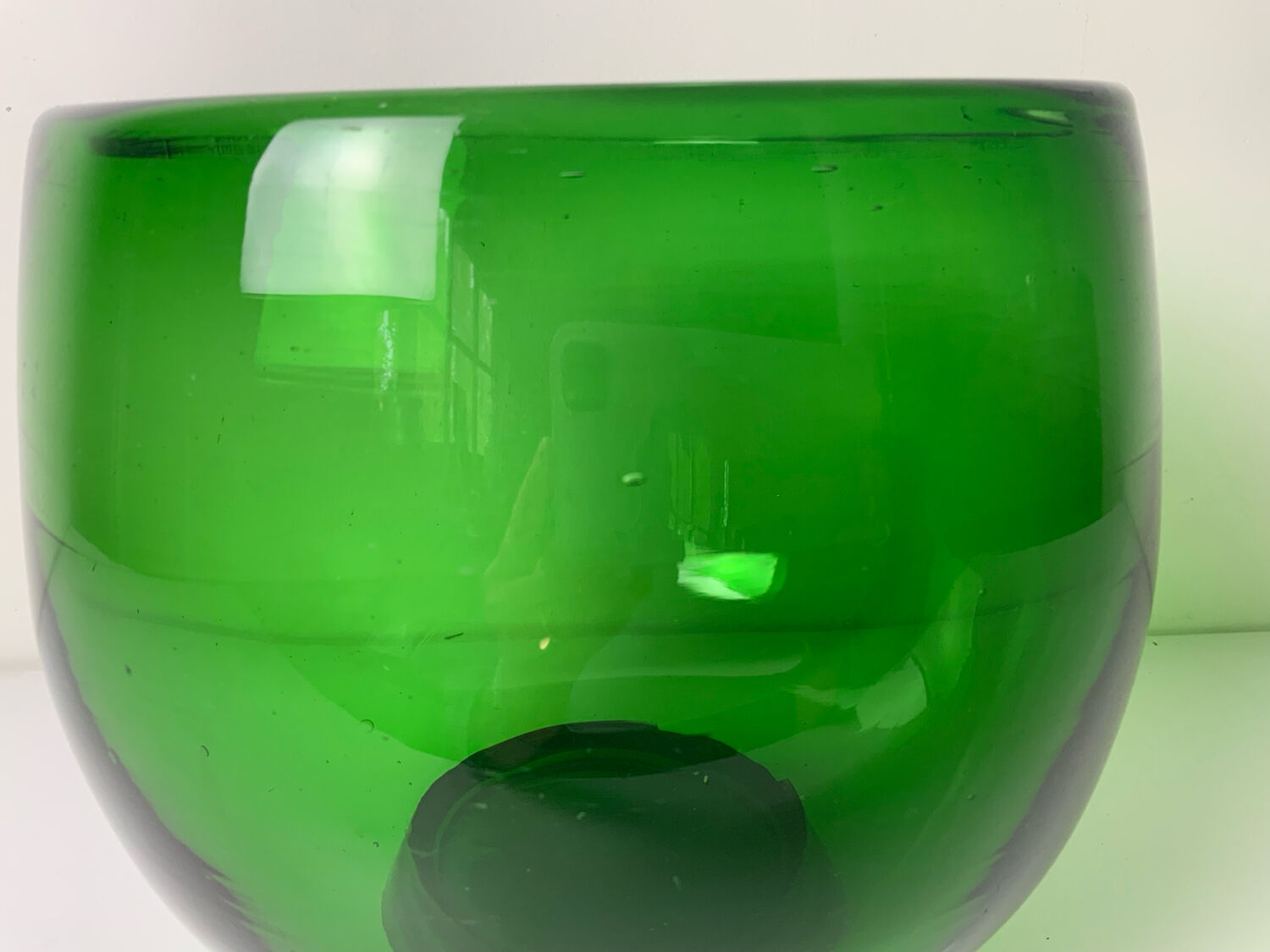 Blown glass vase Italy